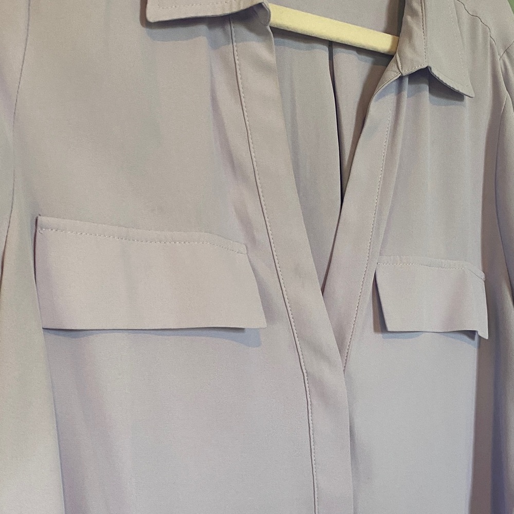 WHBM Lavender Blouse - Picture 3 of 6